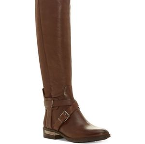 Vince Camuto brown leather riding boots size 7.5